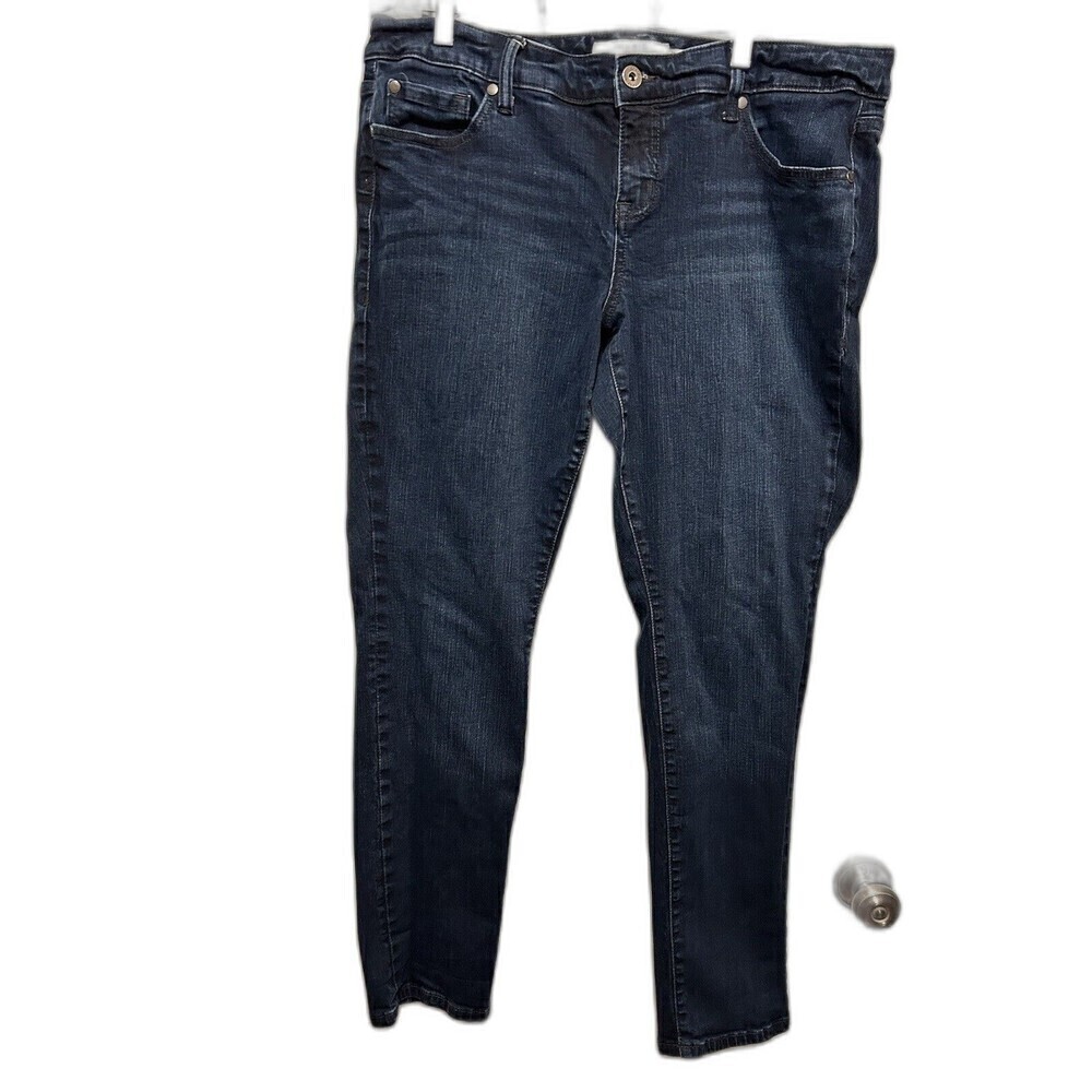 Torrid Denim Jeans Jegging Skinny‎ Ankle Women’s Plus Size 16R Stretch Dark Wash